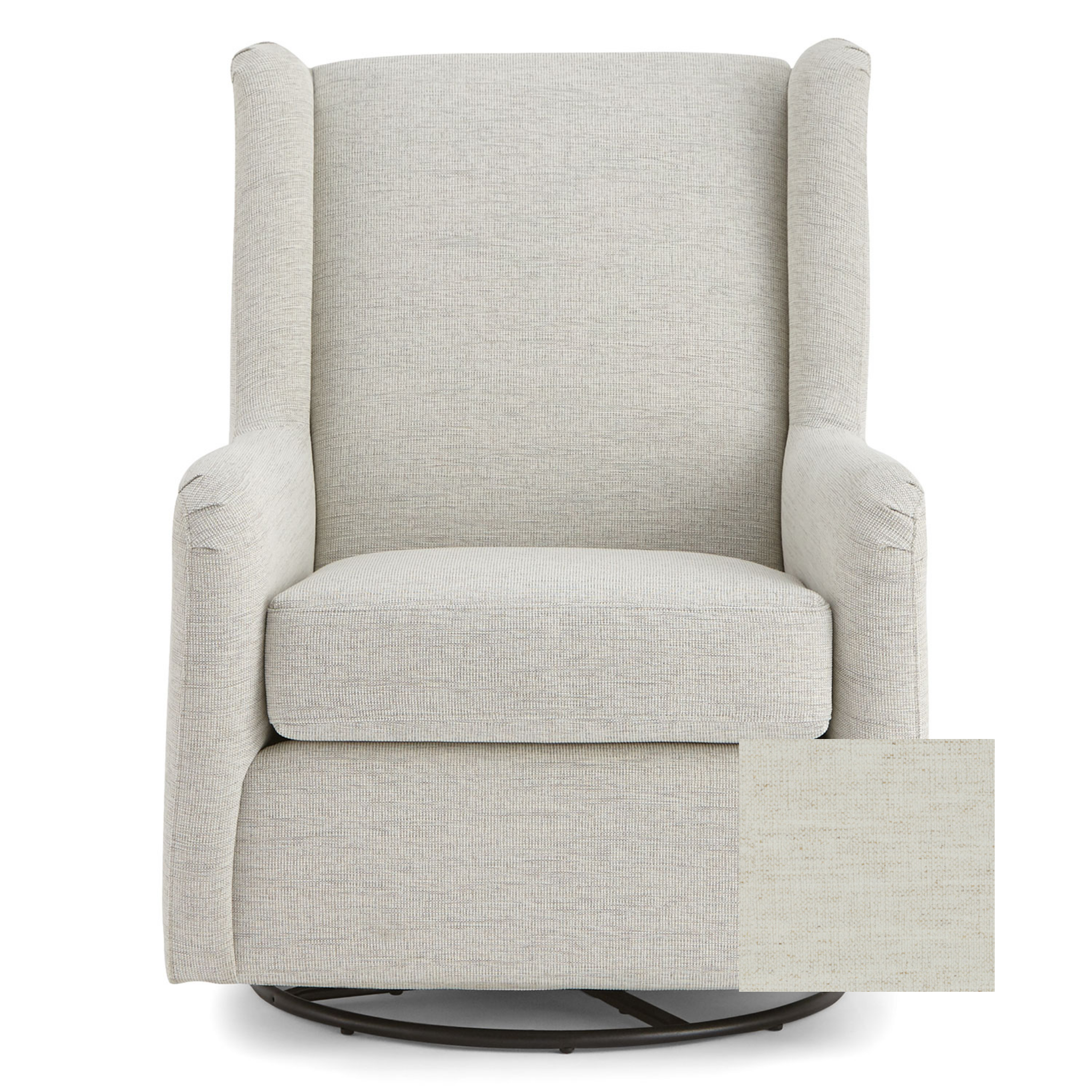 Brianna Swivel Glider Chair - Tots to Teens Furniture