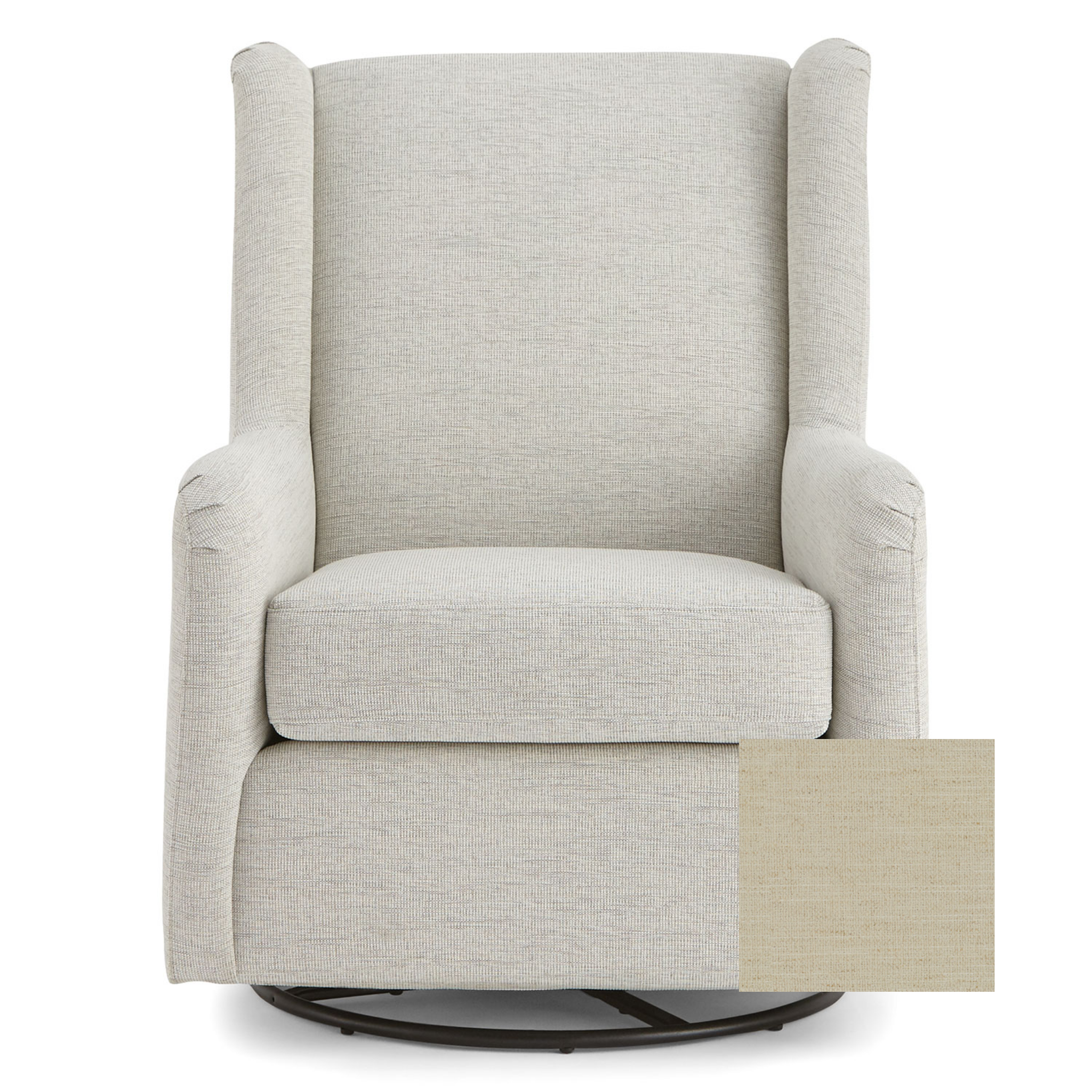 Brianna Swivel Glider Chair - Tots to Teens Furniture