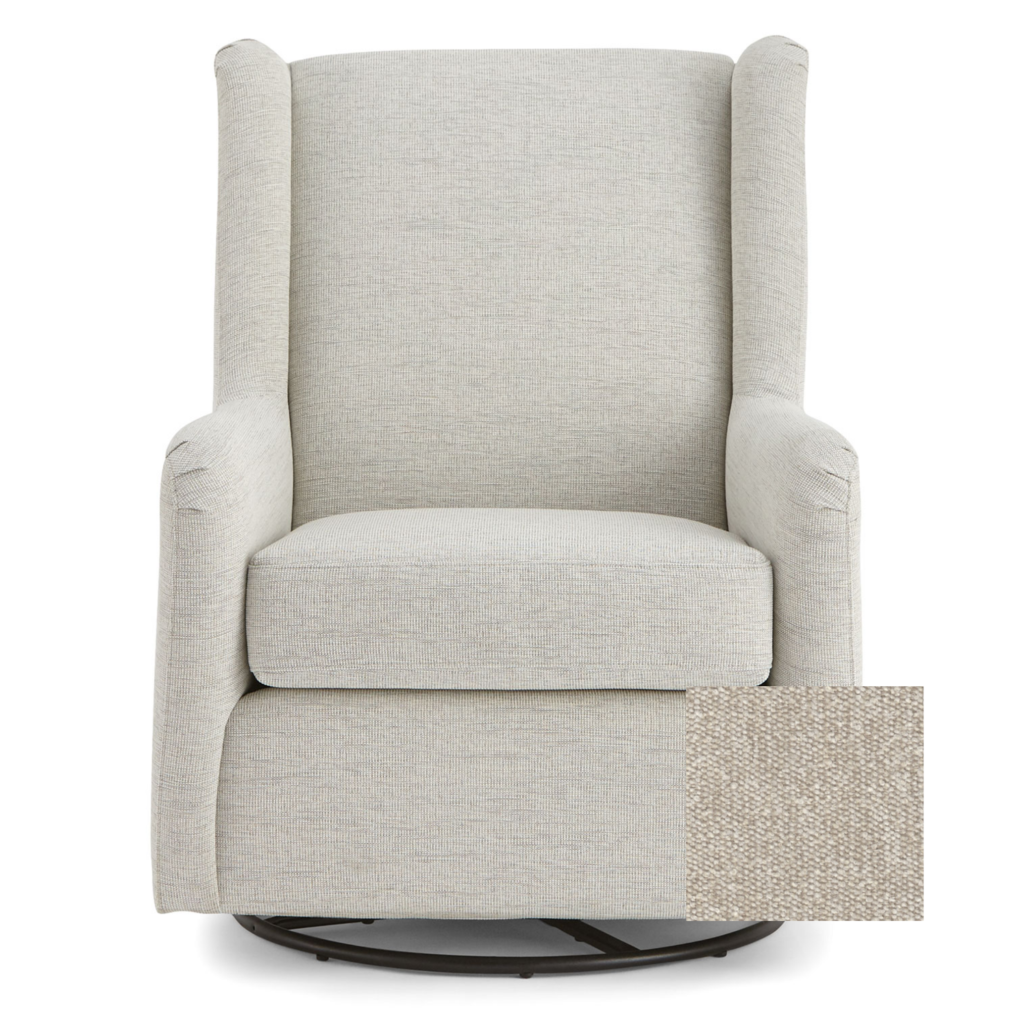 Brianna Swivel Glider Chair - Tots to Teens Furniture
