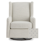 Brianna Swivel Glider Chair - Tots to Teens Furniture