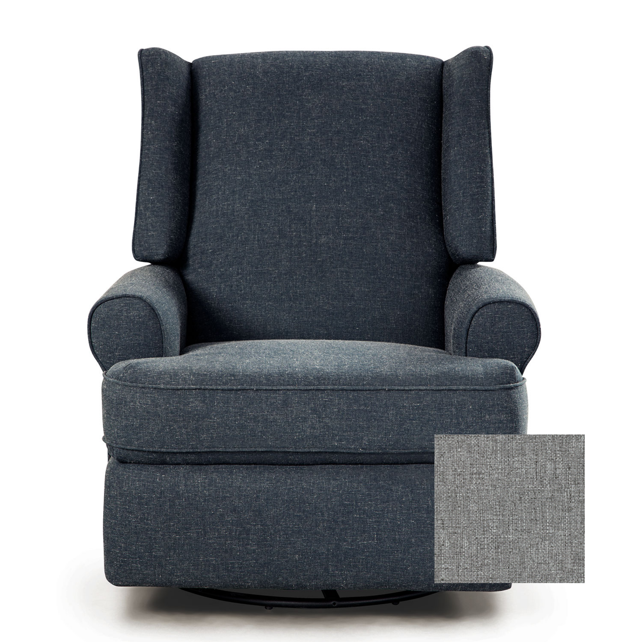 Logan Swivel Glider Recliner - Tots to Teens Furniture