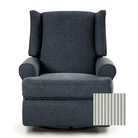 Logan Swivel Glider Recliner - Tots to Teens Furniture