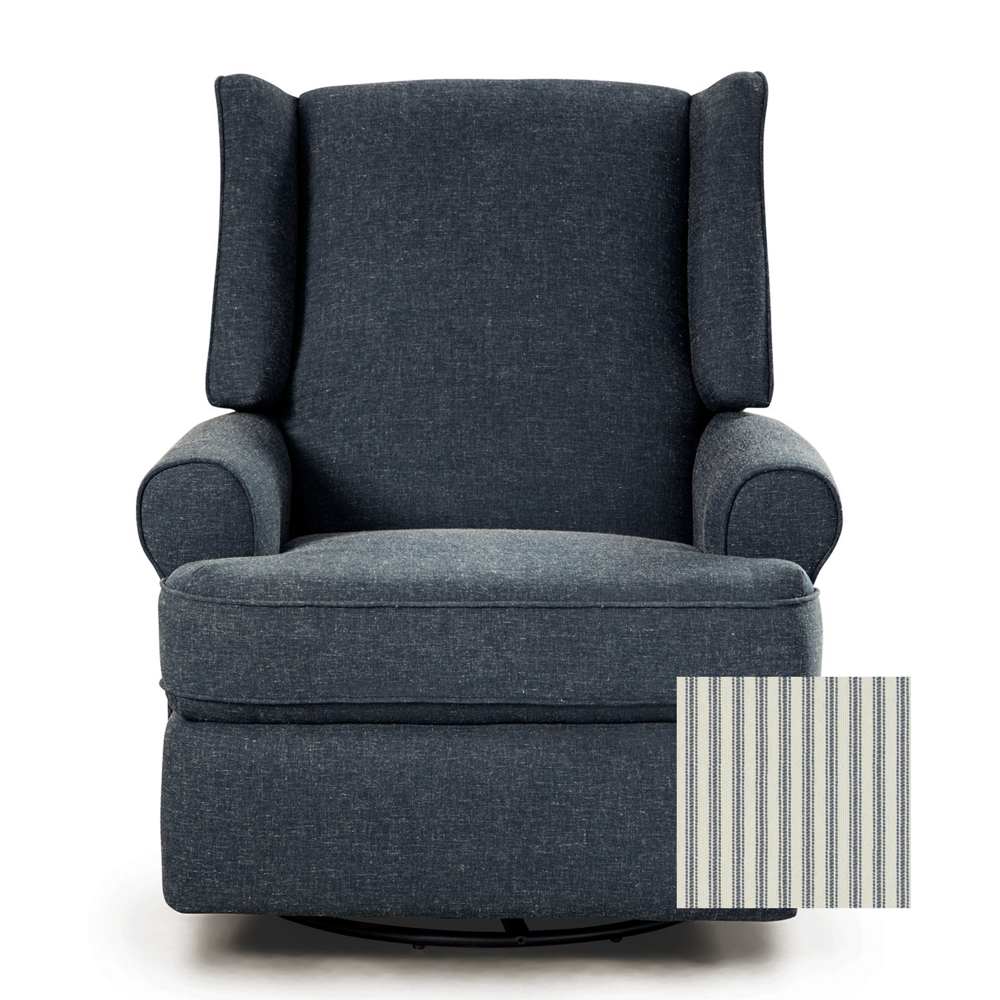 Logan Swivel Glider Recliner - Tots to Teens Furniture