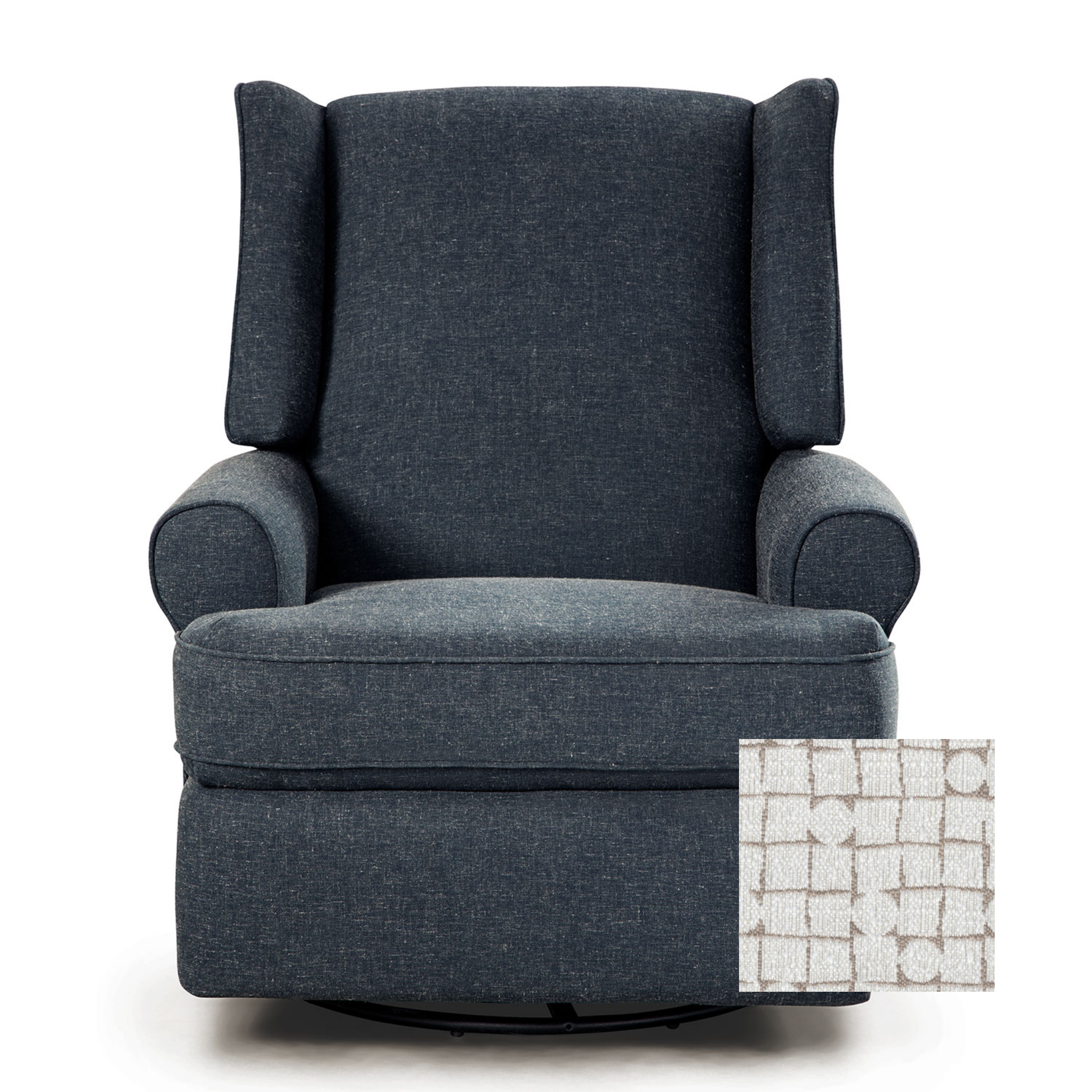 Logan Swivel Glider Recliner - Tots to Teens Furniture