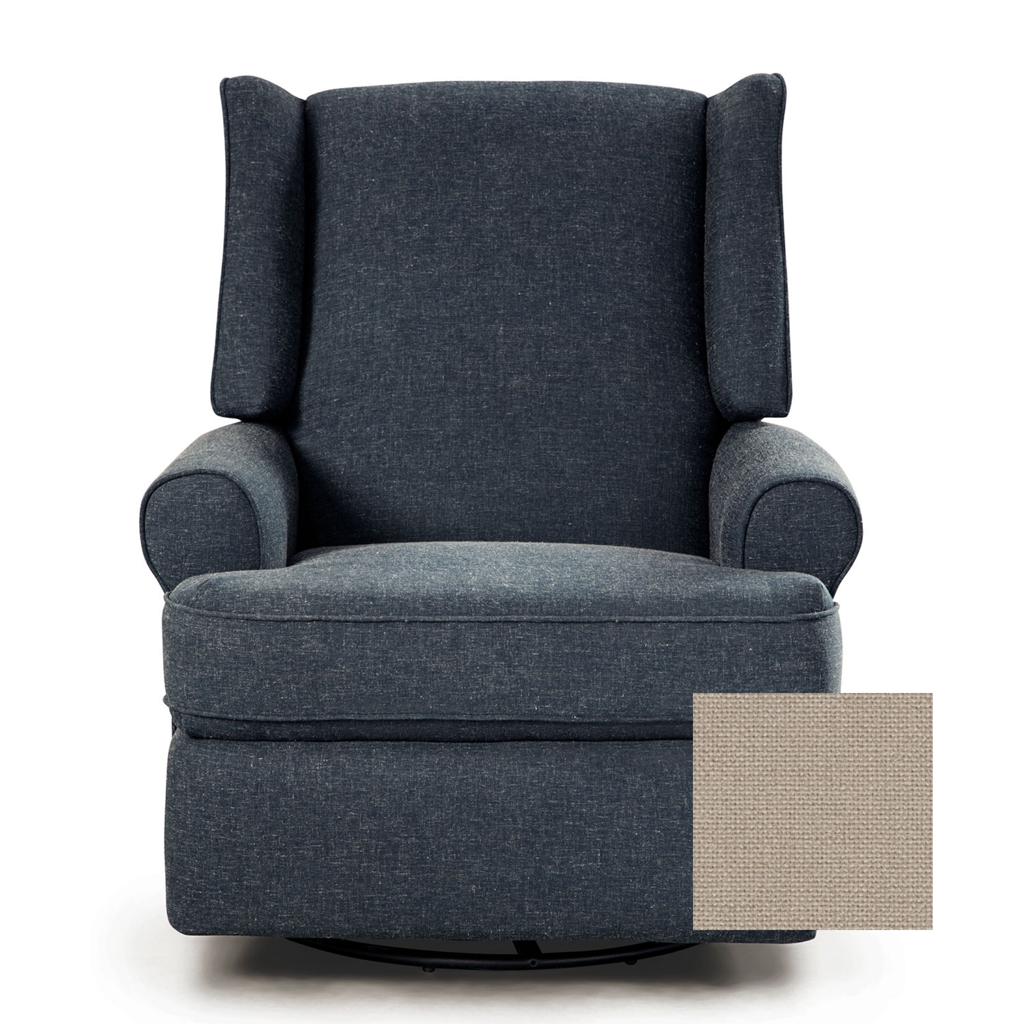 Logan Swivel Glider Recliner - Tots to Teens Furniture