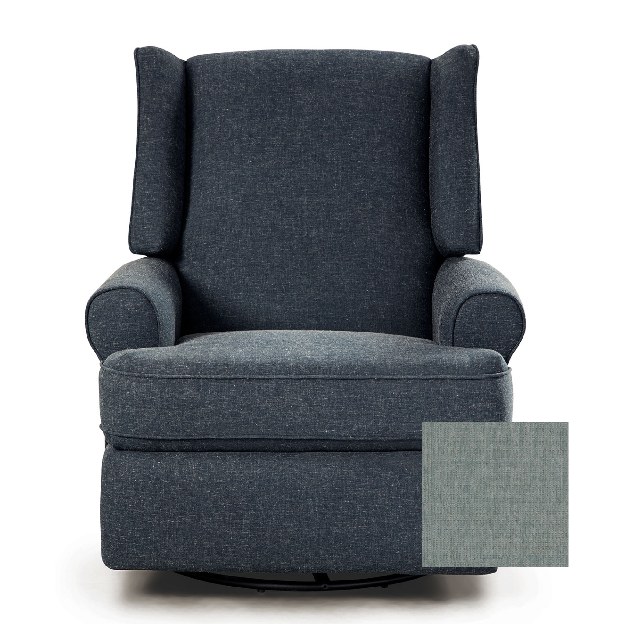 Logan Swivel Glider Recliner - Tots to Teens Furniture