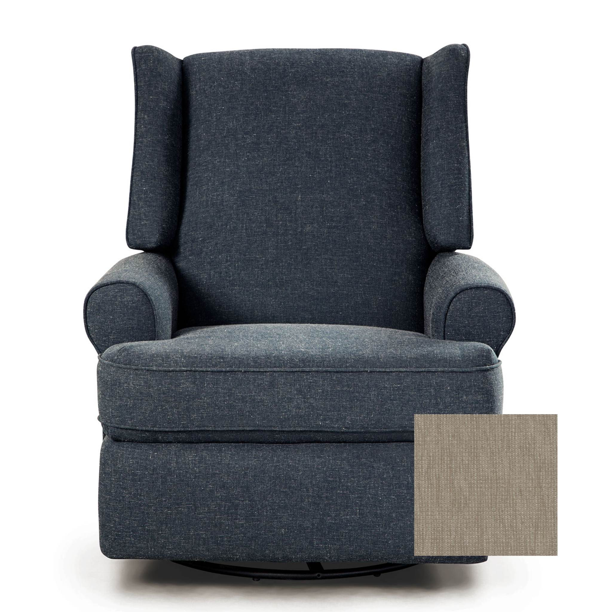 Logan Swivel Glider Recliner - Tots to Teens Furniture