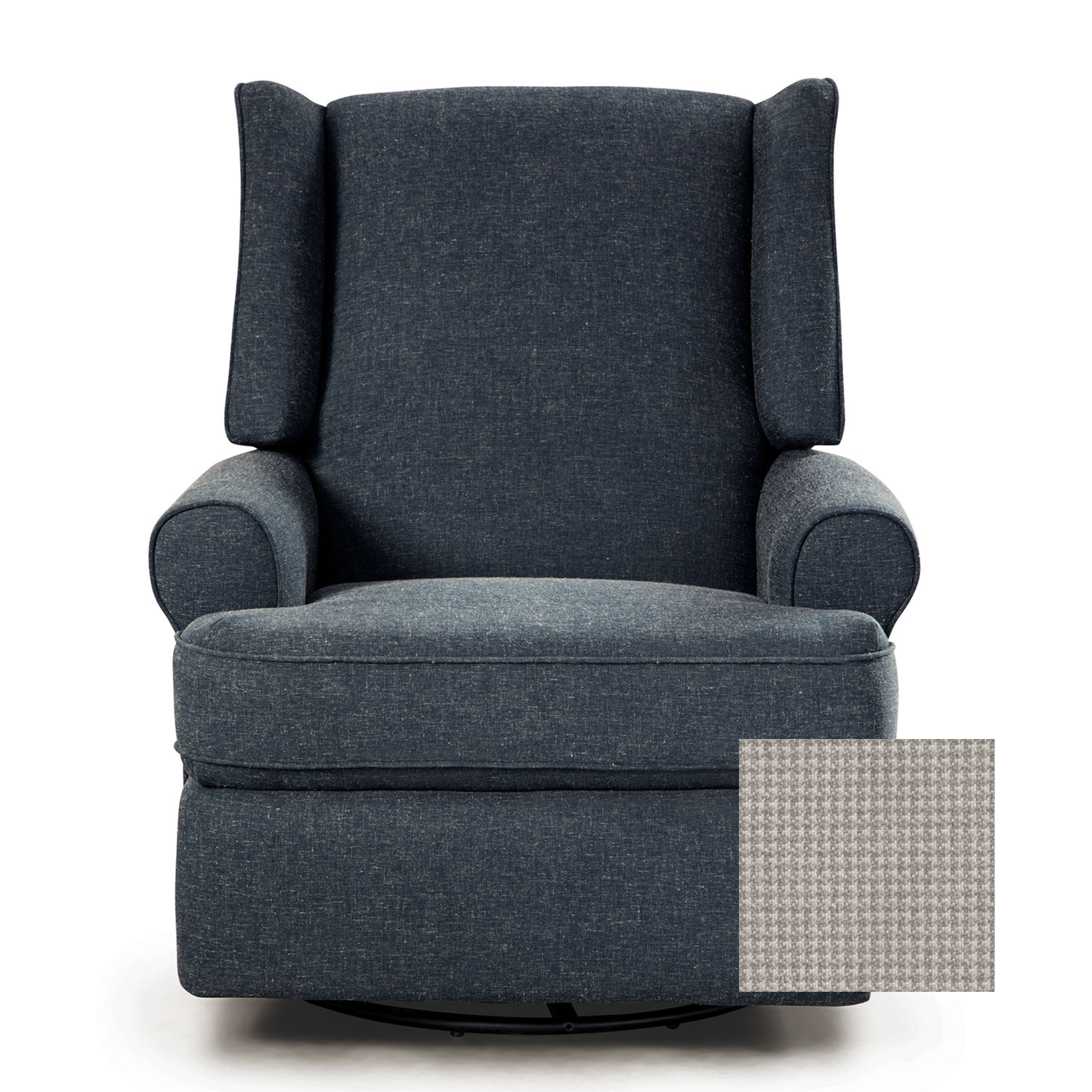 Logan Swivel Glider Recliner - Tots to Teens Furniture