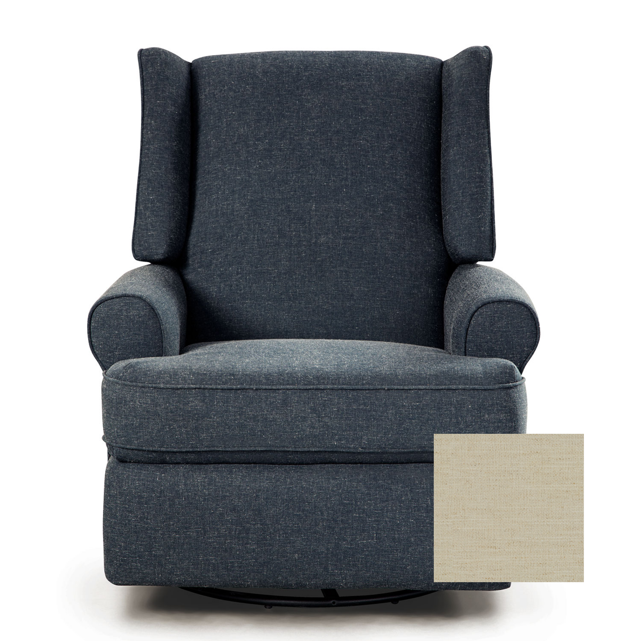 Logan Swivel Glider Recliner - Tots to Teens Furniture
