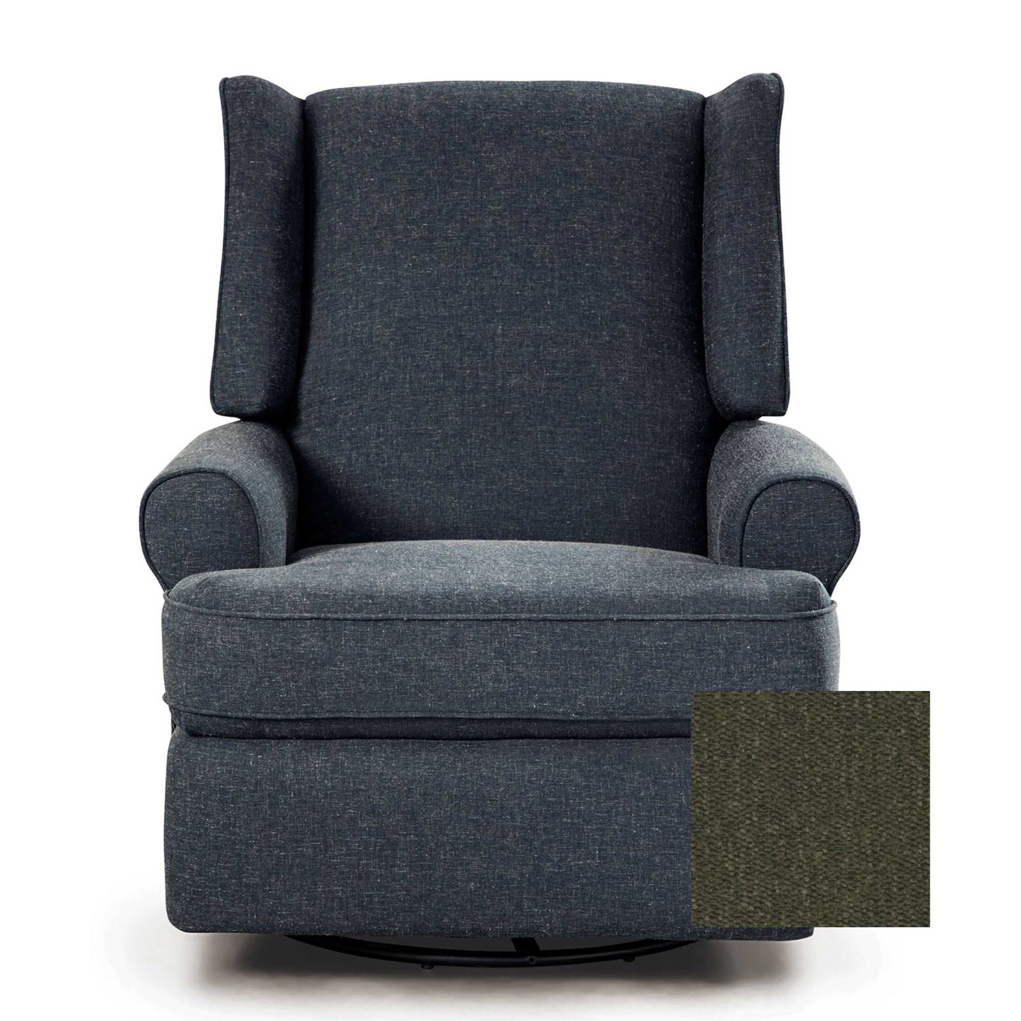 Logan Swivel Glider Recliner - Tots to Teens Furniture