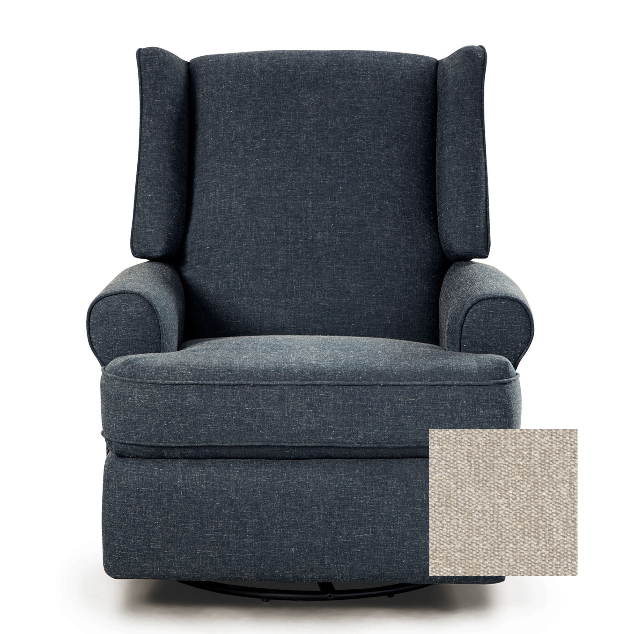 Logan Swivel Glider Recliner - Tots to Teens Furniture