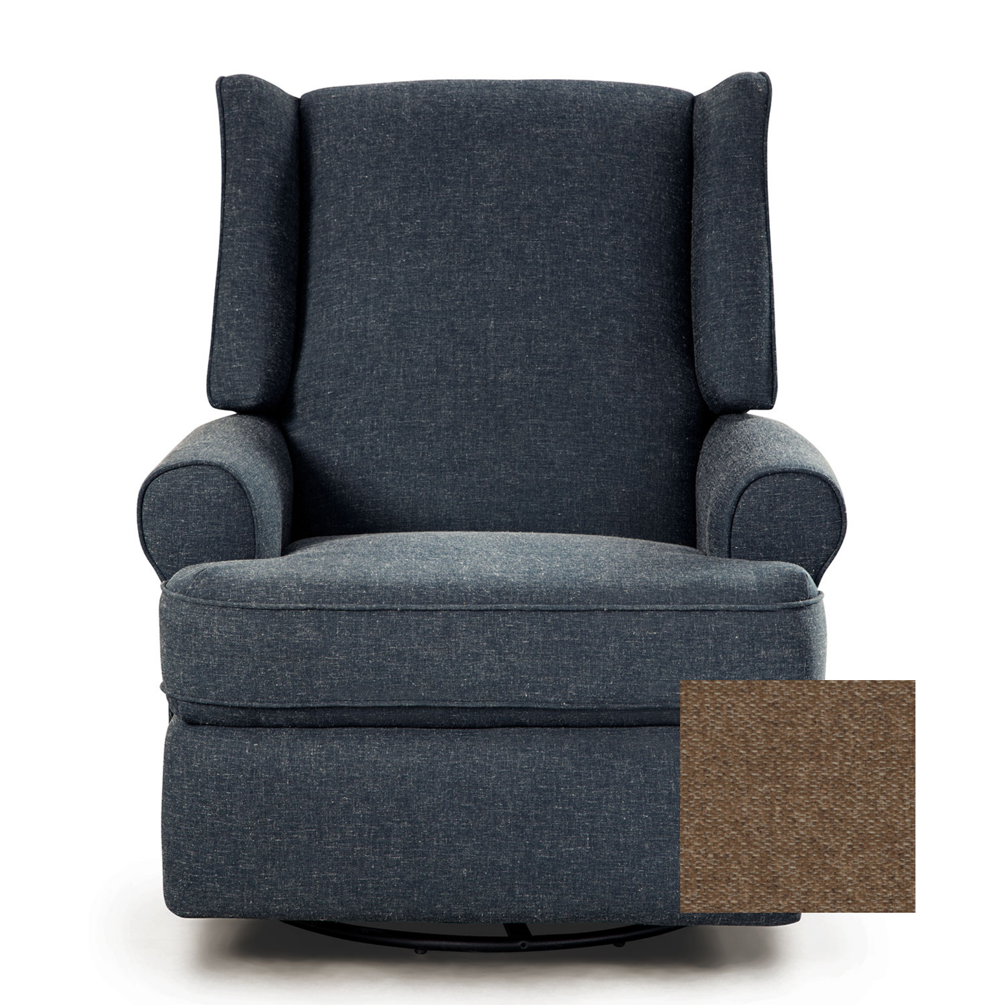 Logan Swivel Glider Recliner - Tots to Teens Furniture