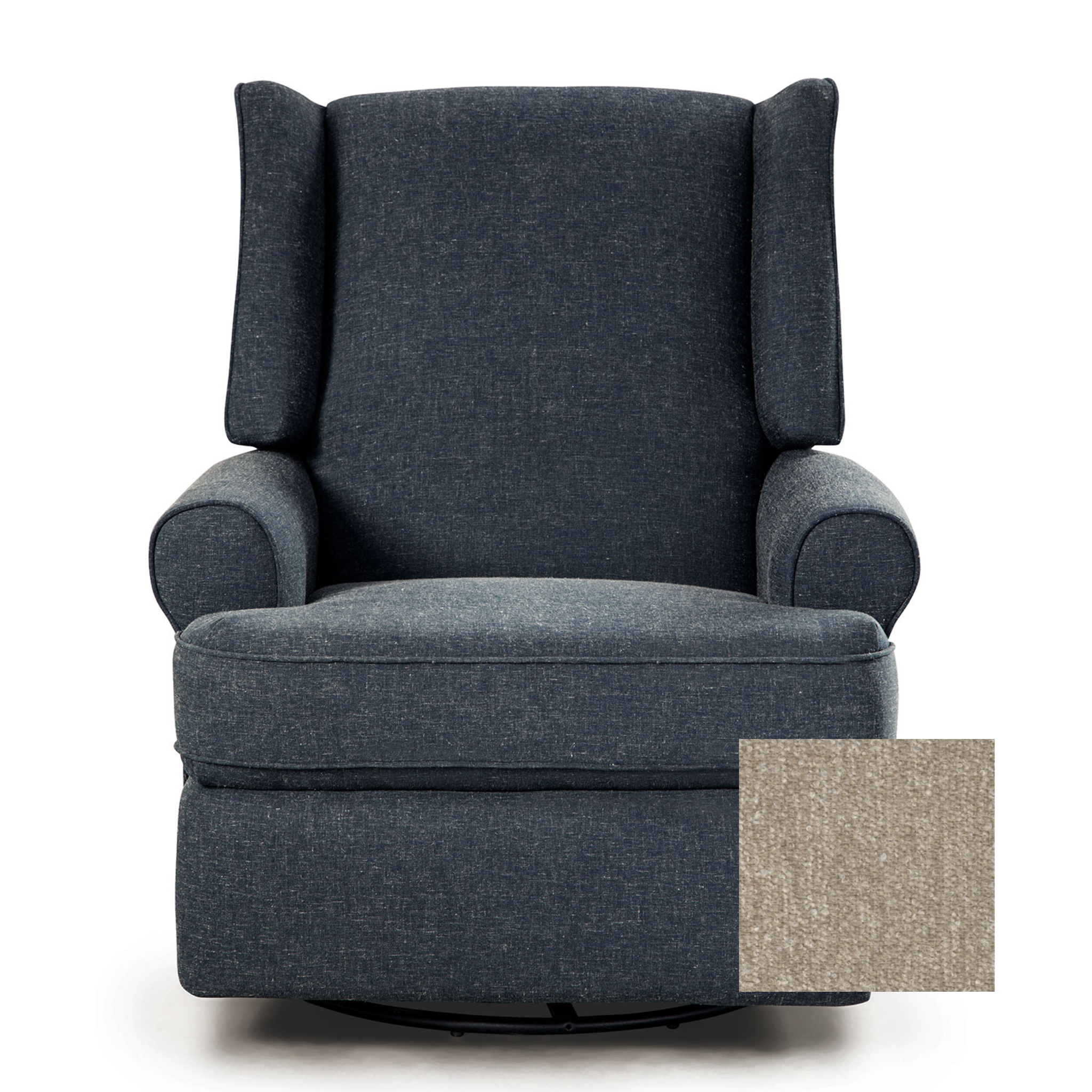 Logan Swivel Glider Recliner - Tots to Teens Furniture
