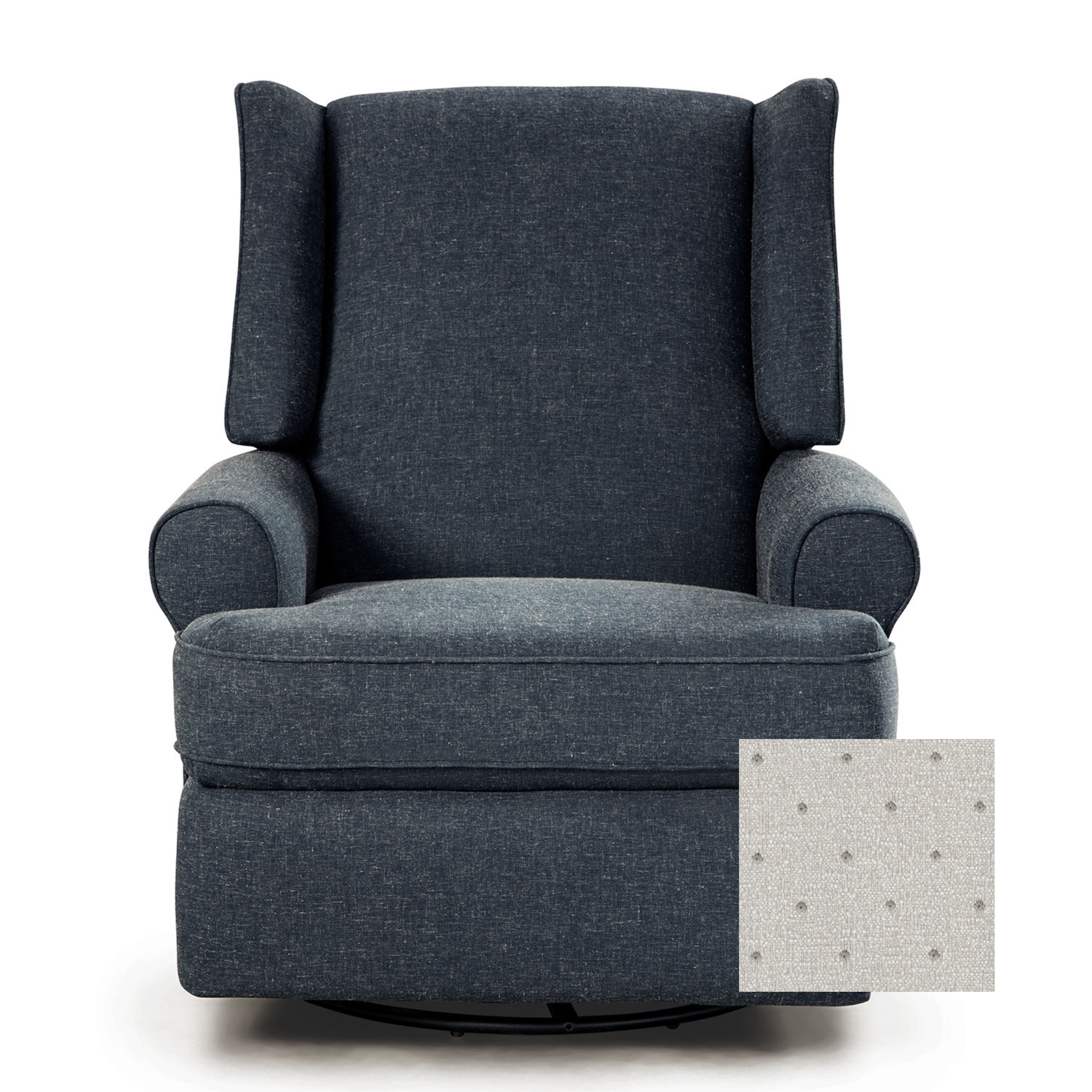 Logan Swivel Glider Recliner - Tots to Teens Furniture