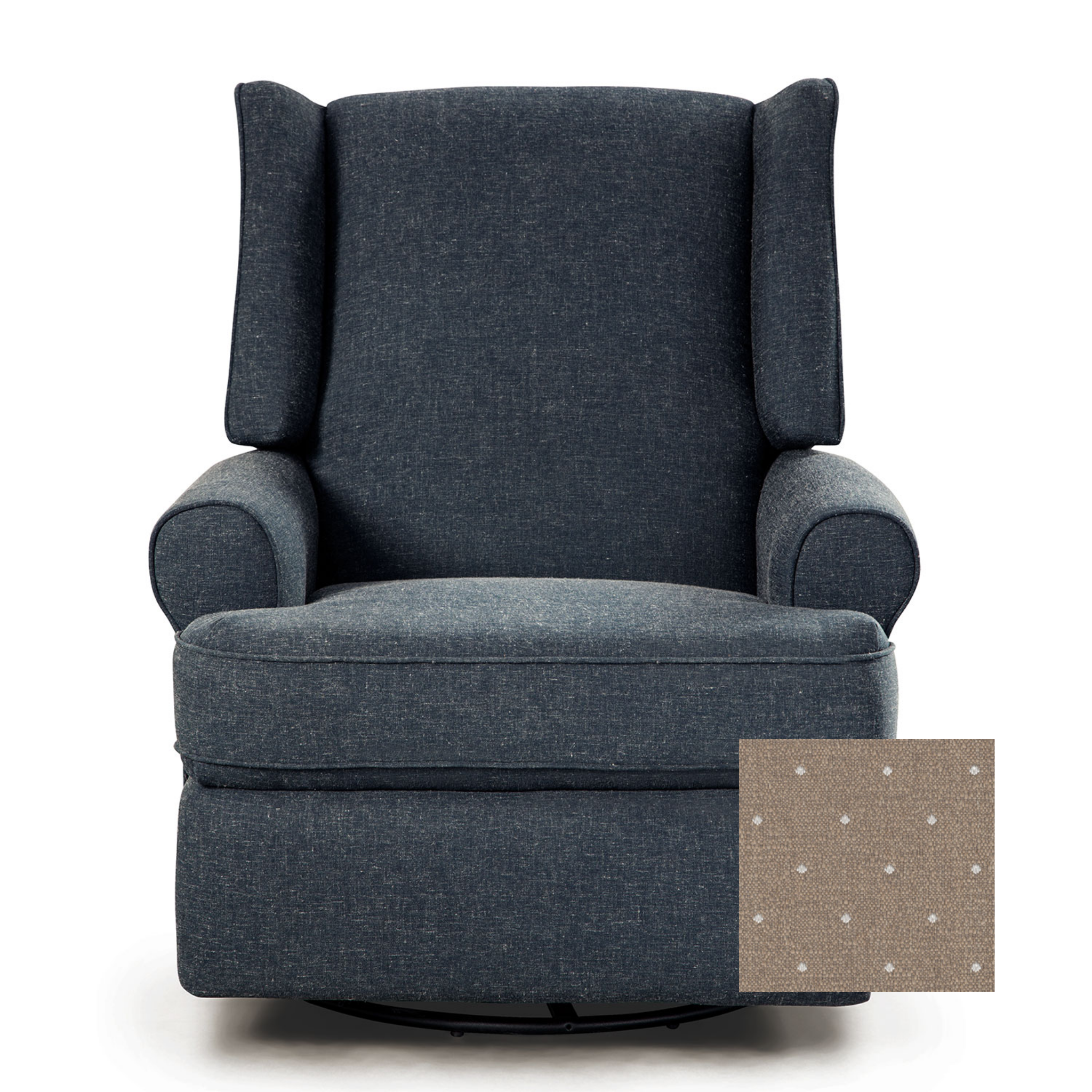 Logan Swivel Glider Recliner - Tots to Teens Furniture