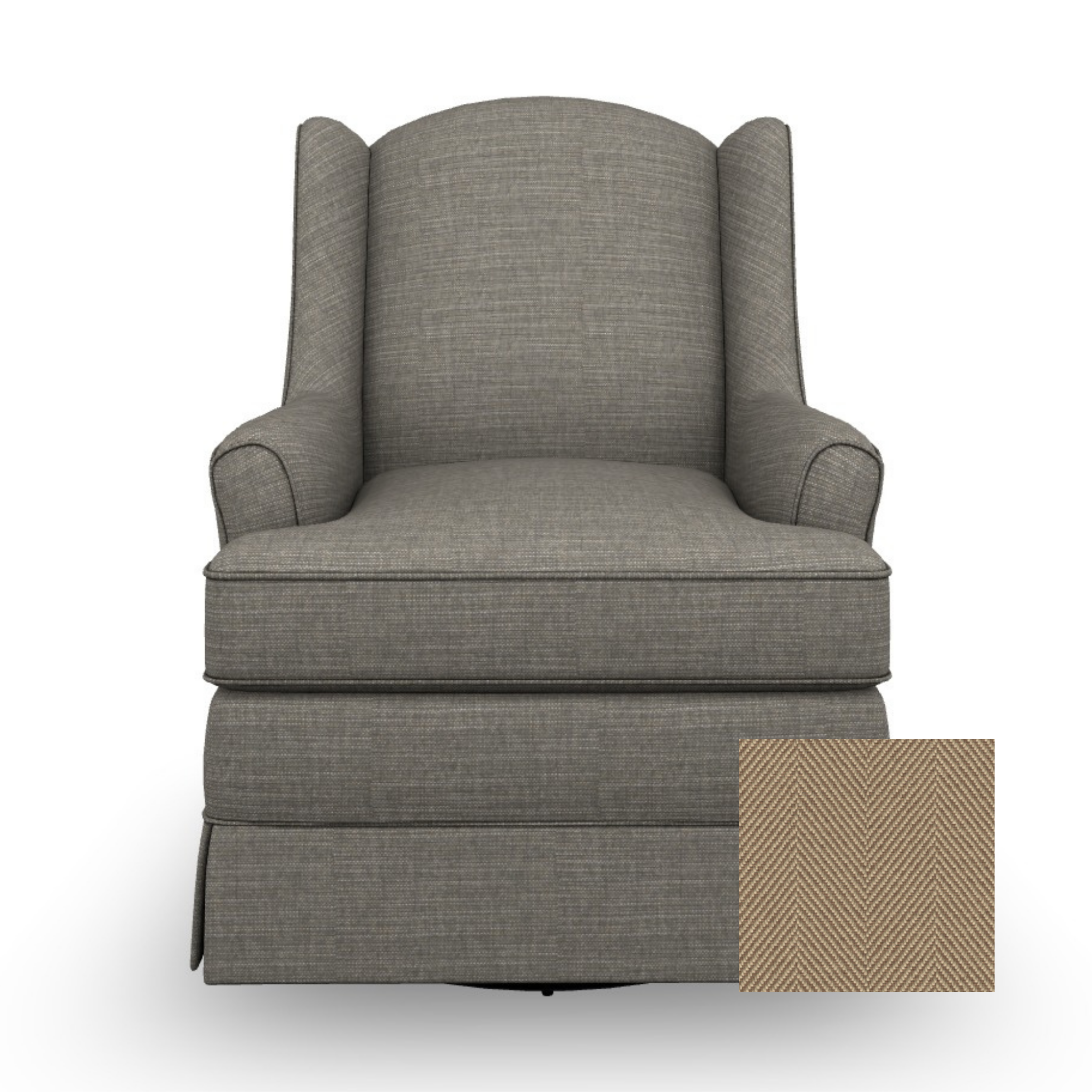 Natasha Swivel Glider  - Tots to Teens Furniture