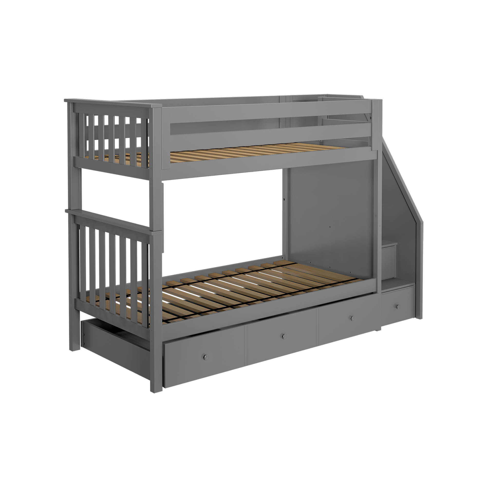 Sunderland - Twin/Twin Bunk Bed w/ Staircase - Tots to Teens Furniture