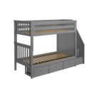 Sunderland - Twin/Twin Bunk Bed w/ Staircase - Tots to Teens Furniture