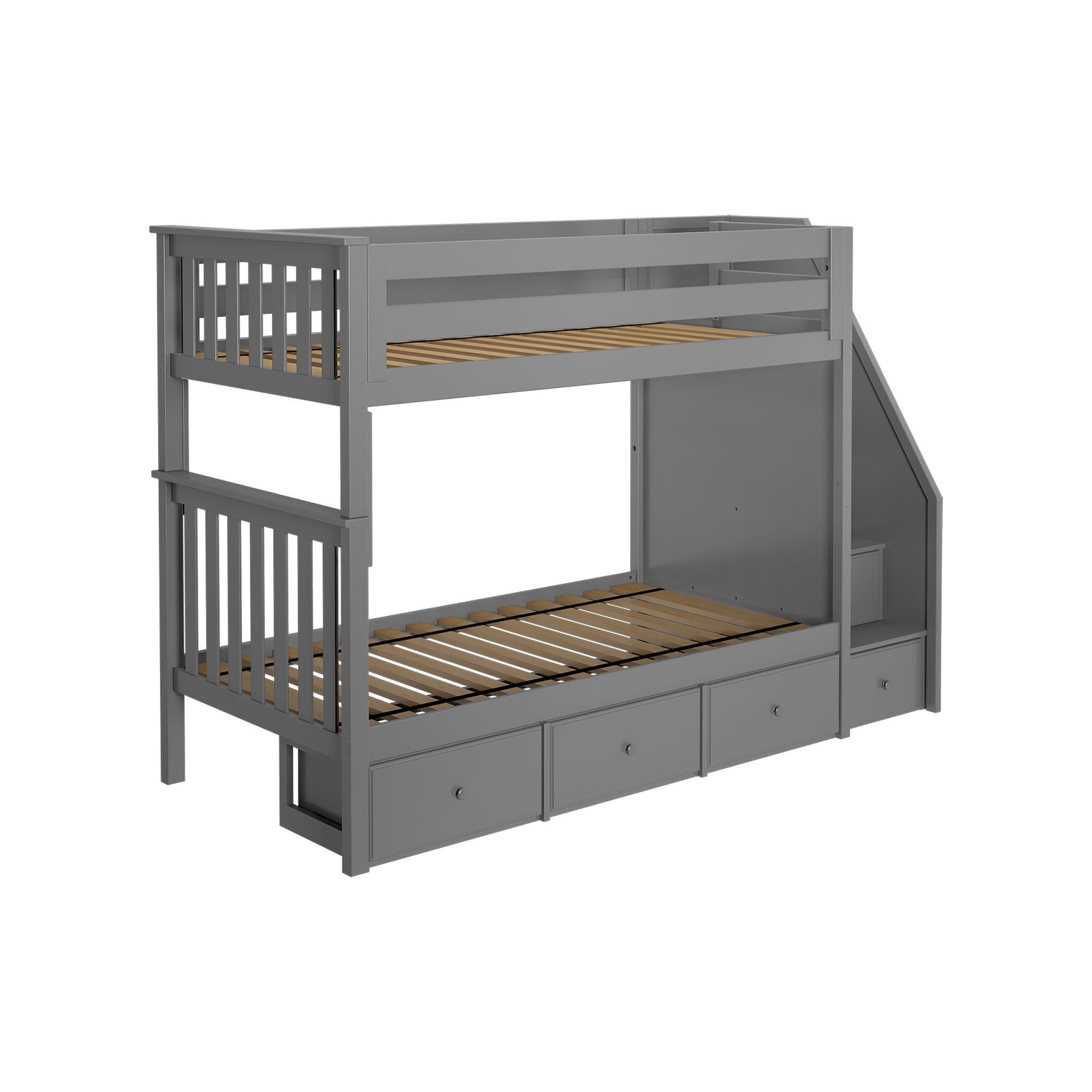 Sunderland - Twin/Twin Bunk Bed w/ Staircase - Tots to Teens Furniture