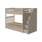 Sunderland - Twin/Twin Bunk Bed w/ Staircase - Tots to Teens Furniture