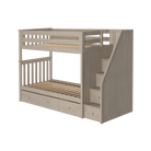 Sunderland - Twin/Twin Bunk Bed w/ Staircase - Tots to Teens Furniture