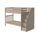 Sunderland - Twin/Twin Bunk Bed w/ Staircase - Tots to Teens Furniture