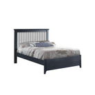 Taylor Double Bed with Grey Upholstery - Tots to Teens Furniture