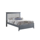 Taylor Double Bed with Grey Upholstery - Tots to Teens Furniture
