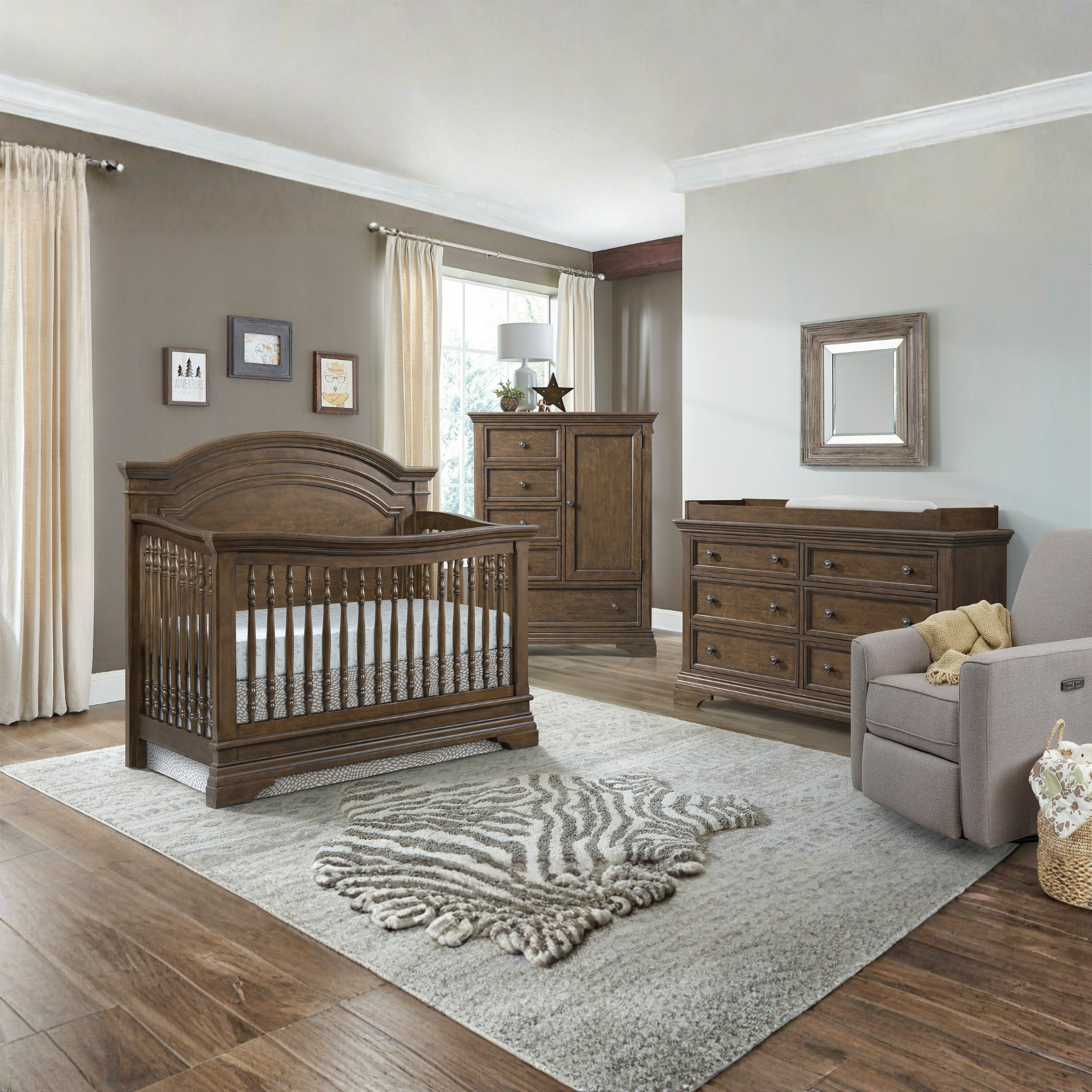 Olivia Arch Top Convertible Crib - Tots to Teens Furniture