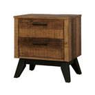 Urban Rustic 2 Drawer Nightstand - Tots to Teens Furniture