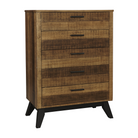 Urban Rustic 5 Drawer Chest - Tots to Teens Furniture