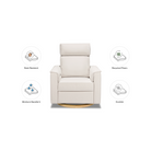 Willa Power Recliner w/ Adjustable Headrest - Tots to Teens Furniture