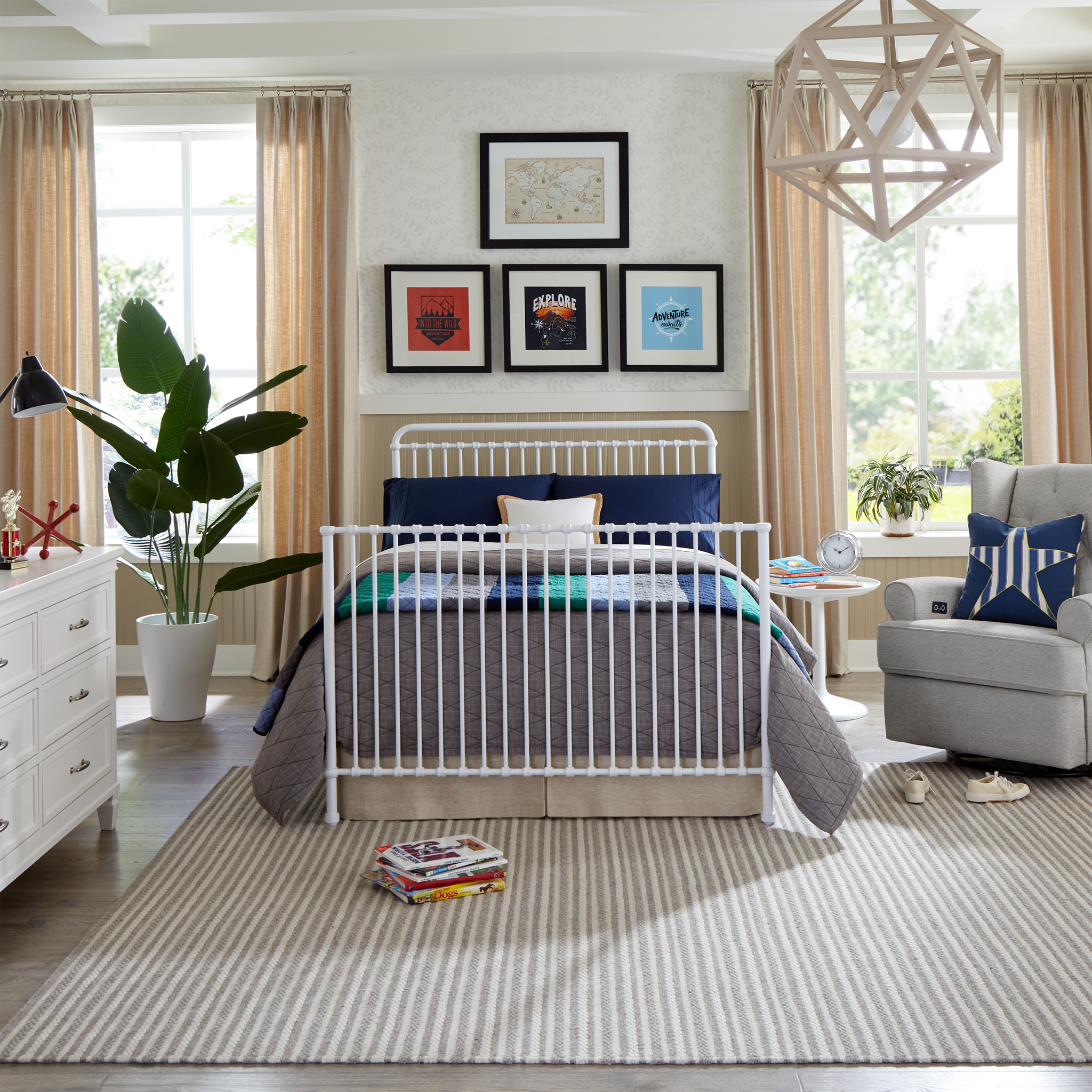 Winston 4 in 1 Convertible Crib (Limited Colors Available) - Tots to Teens Furniture