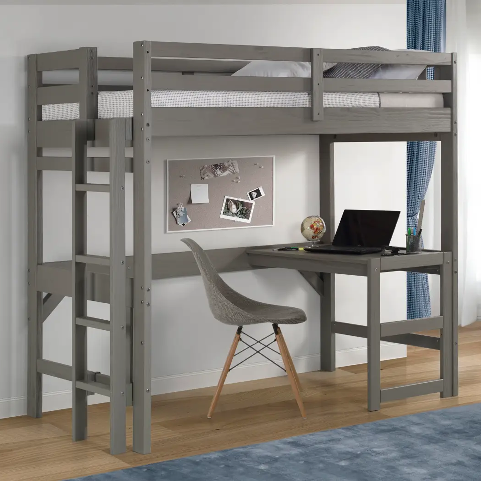 Wire Brushed Study Loft - Tots to Teens Furniture