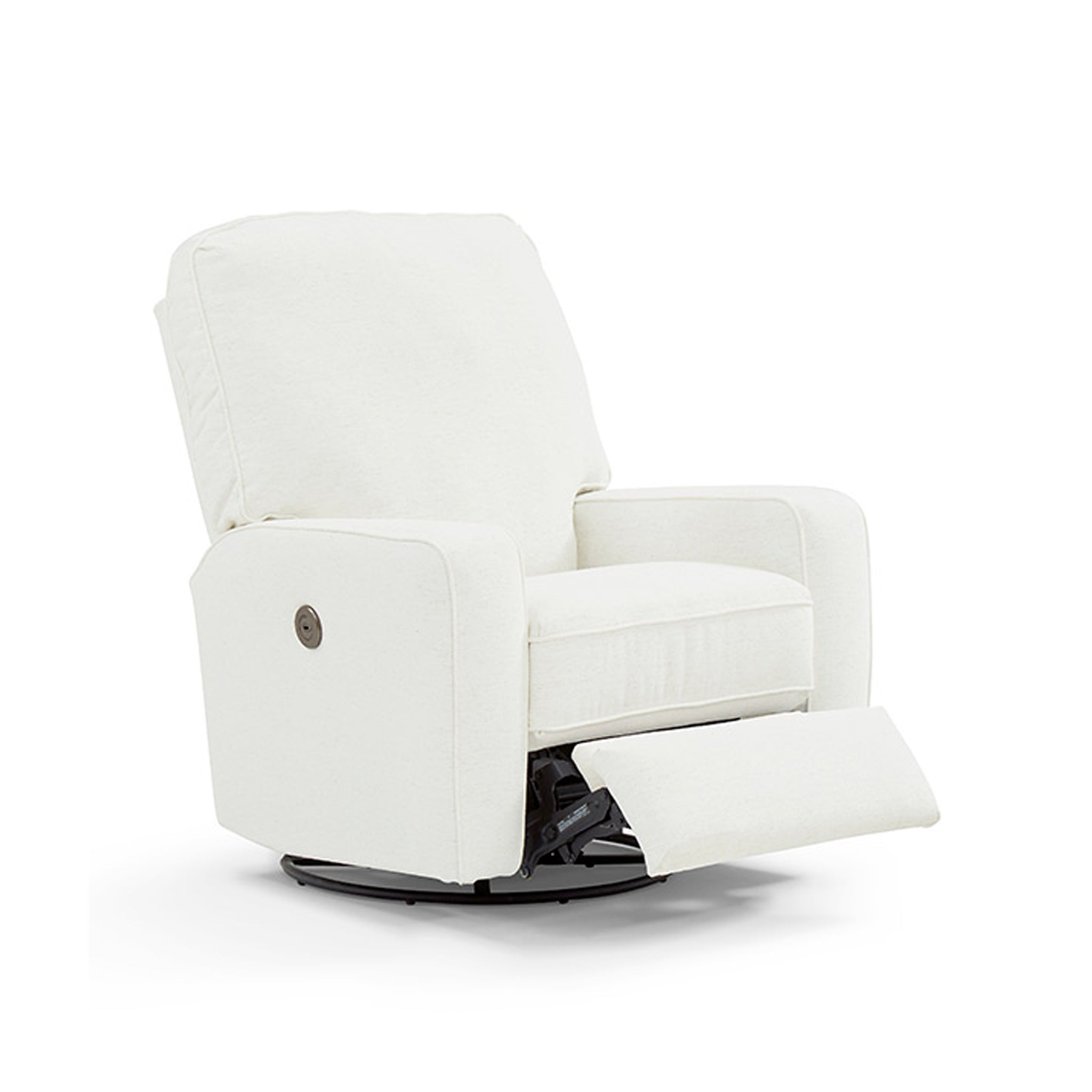 Bilana Modern Swivel Glider Recliner - Tots to Teens Furniture