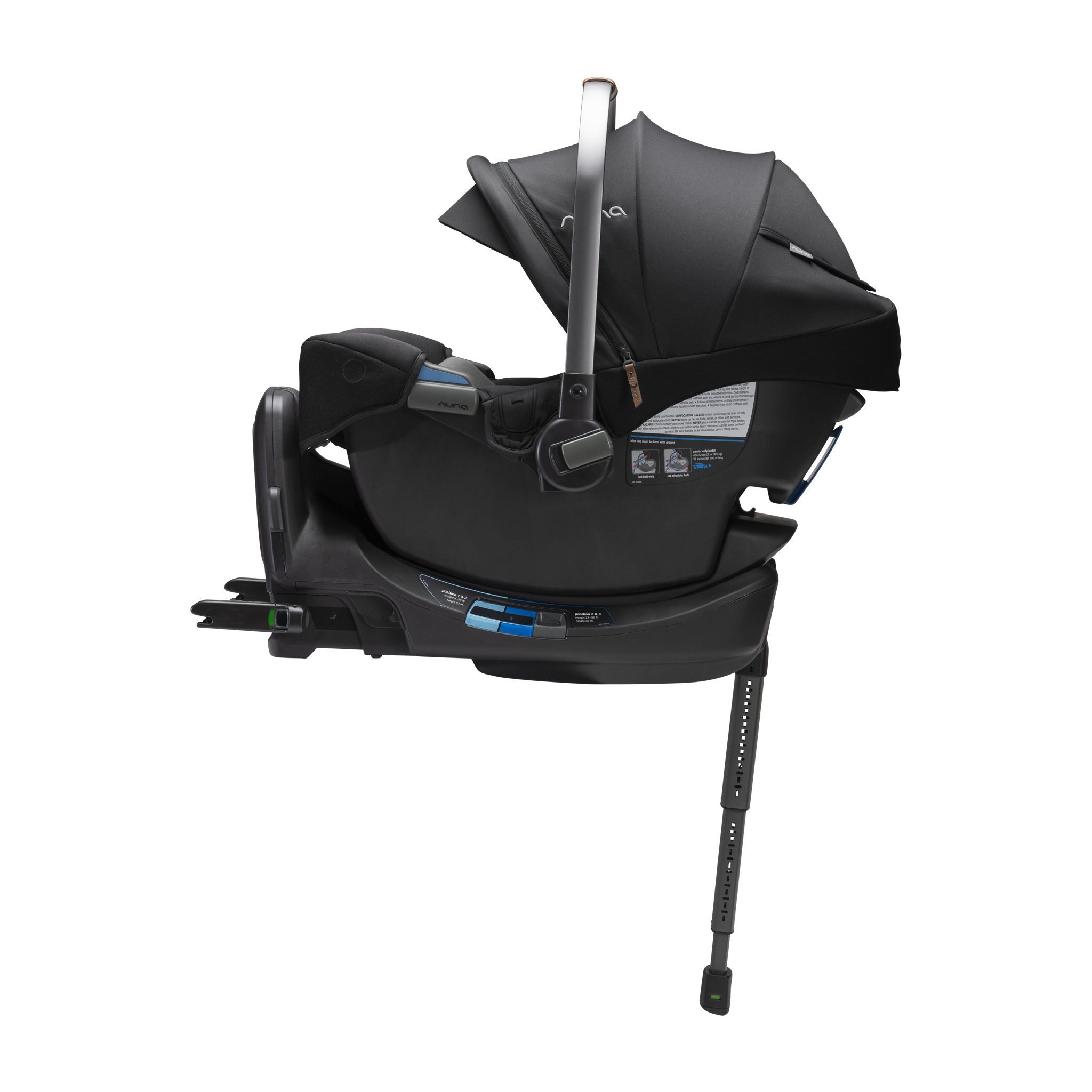 Nuna pipa™ rx + pipa relx base Caviar - Tots to Teens Furniture