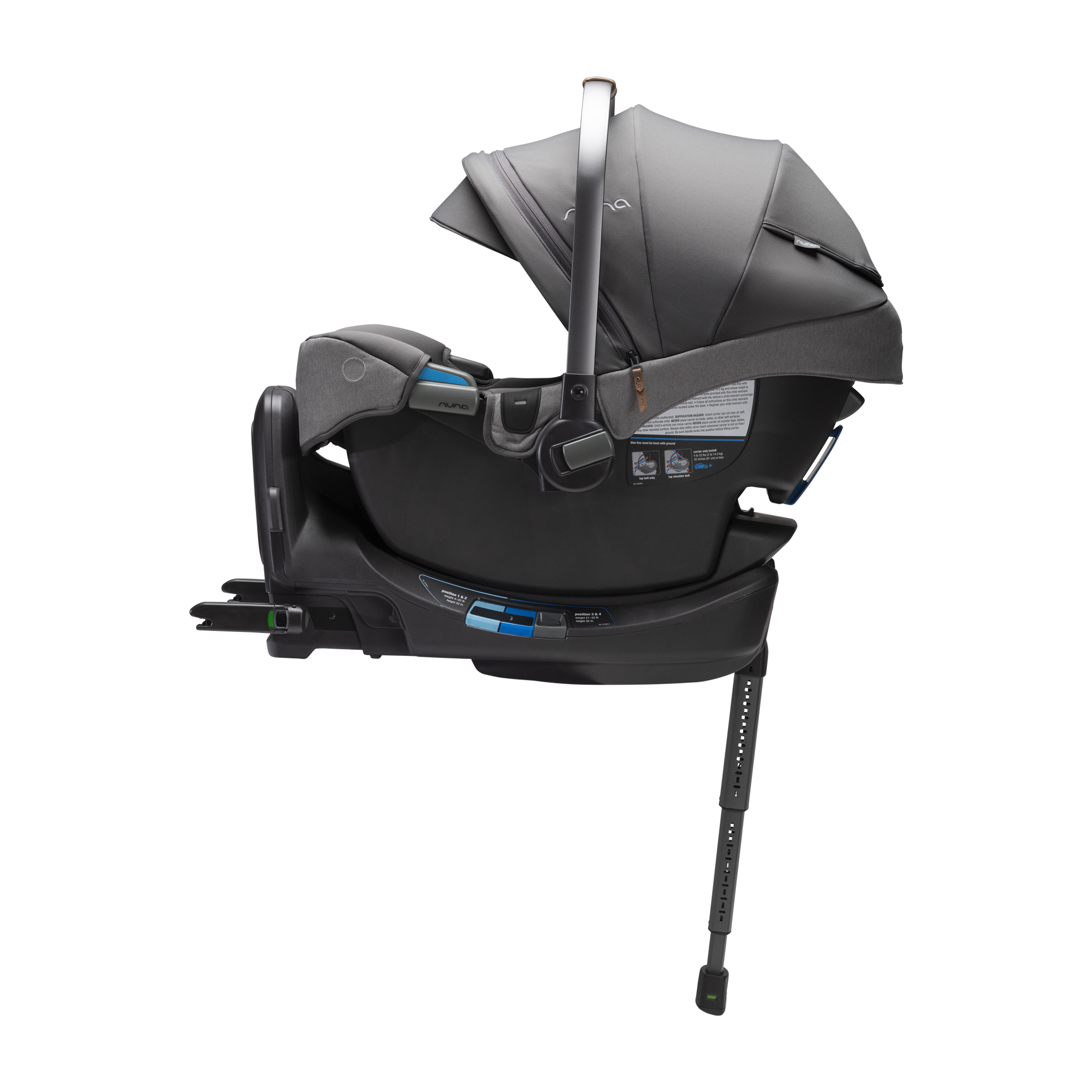 Nuna pipa™ rx + pipa relx base Granite - Tots to Teens Furniture