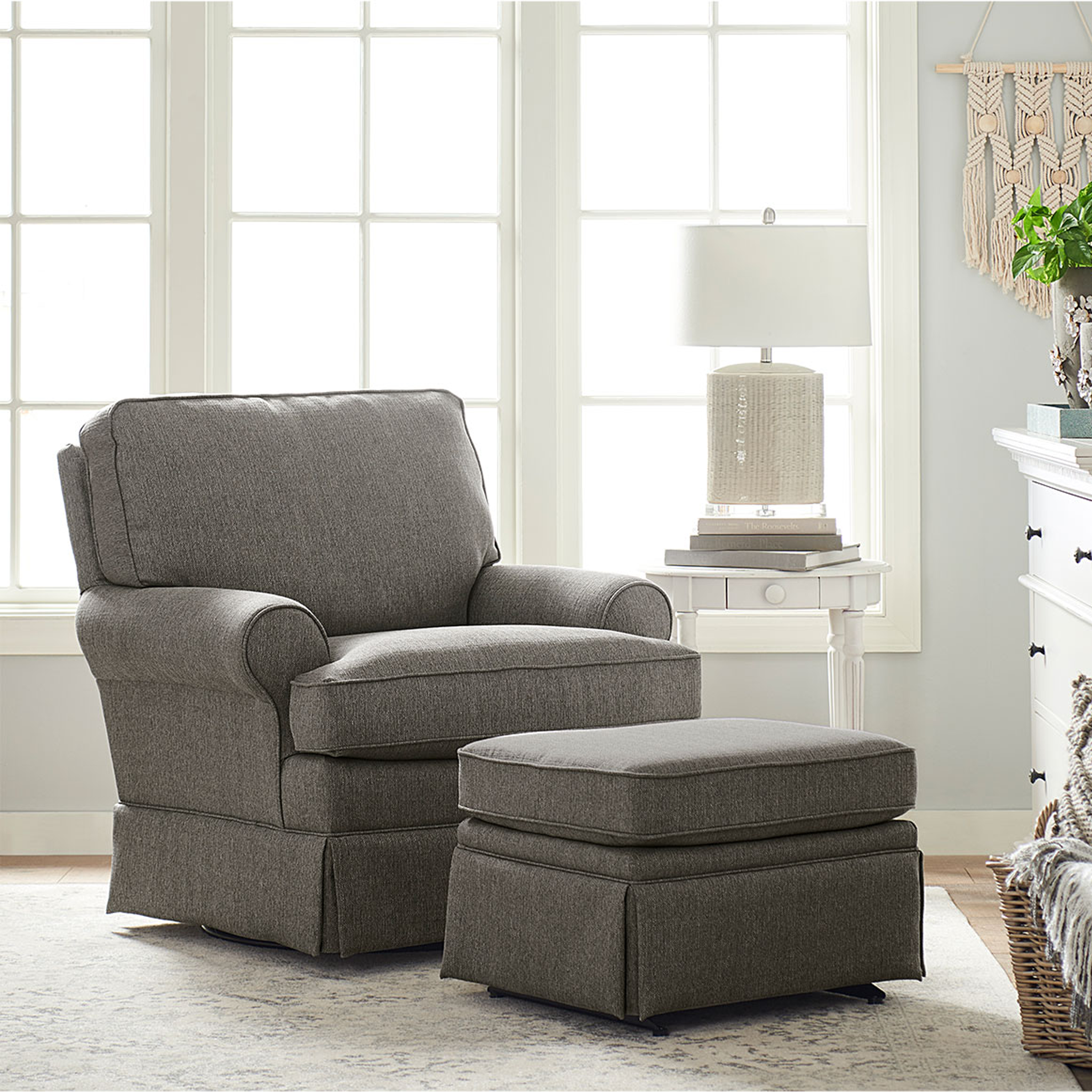 Quinn Swivel Glider - Tots to Teens Furniture