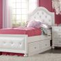 Madison Upholstered Twin Bed Room View