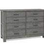 LUCCA 8 DRAWER DRESSER IN WEATHERED GREY