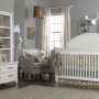 LUCCA CURVE TOP CRIB IN SEASHELL WHITE ROOM VIEW