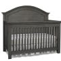 LUCCA CURVE TOP CRIB IN WEATHERED GREY
