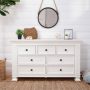 Classic Double Wide Dresser in Warm White