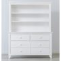 Edison 6 Drawer Chest and Hutch White (2)