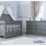 Jackson Convertible crib with 6 Drawer Chest Flint 2