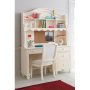 Summerset Desk with Hutch and Chair Ivory Room View