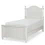 Summerset Twin Poster Bed Ivory
