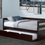 Caspian Daybed with Trundle in a Box (Trundle Out) - Chocolate