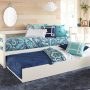 Caspian Daybed with Trundle in a Box (Trundle Out) - White