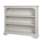 Kerrigan Bookcase-Hutch in Rustic White